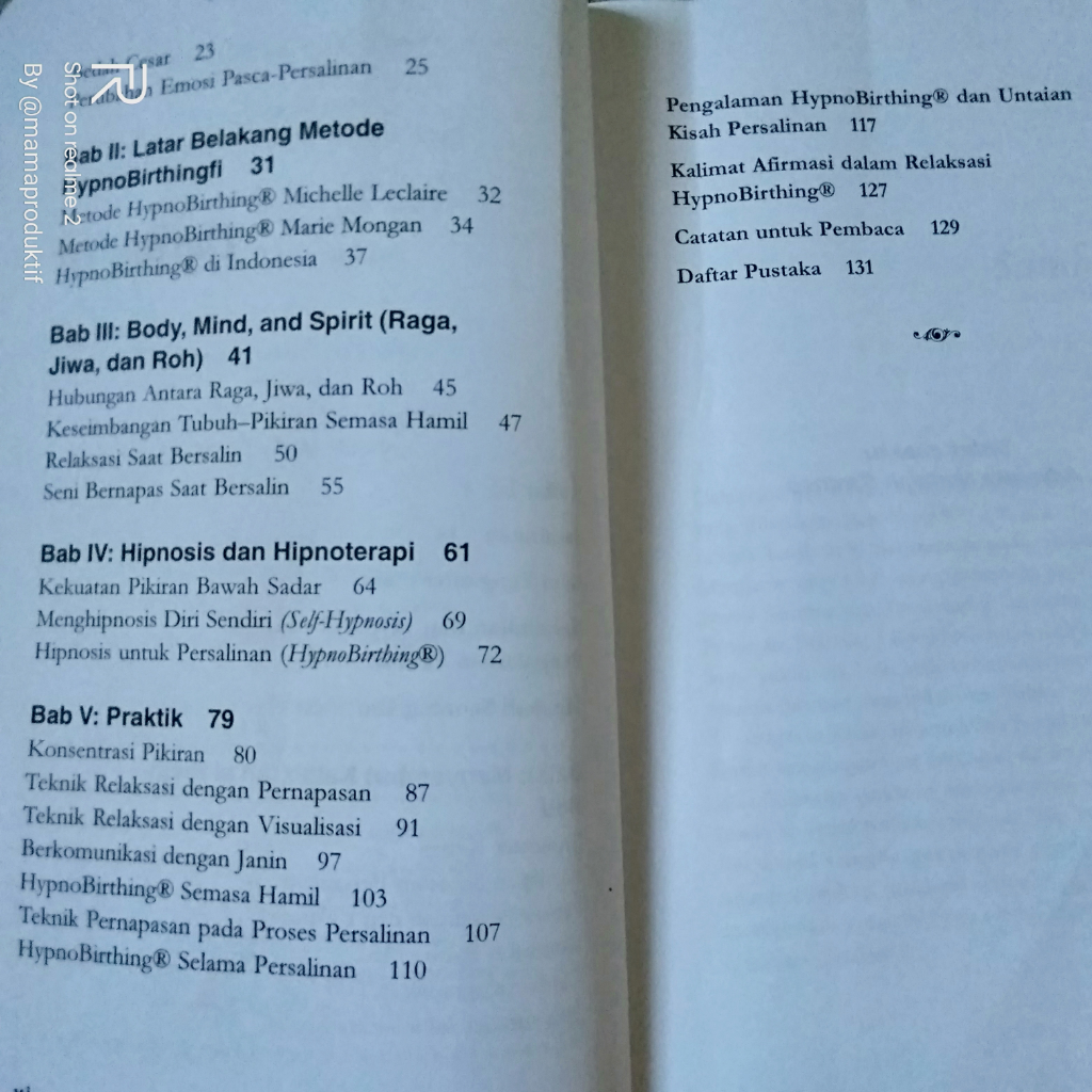 &#91;Coc Review Buku&#93;Melahirkan Tanpa Rasa Sakit Dengan Hypnobirthing Evariny Andriana