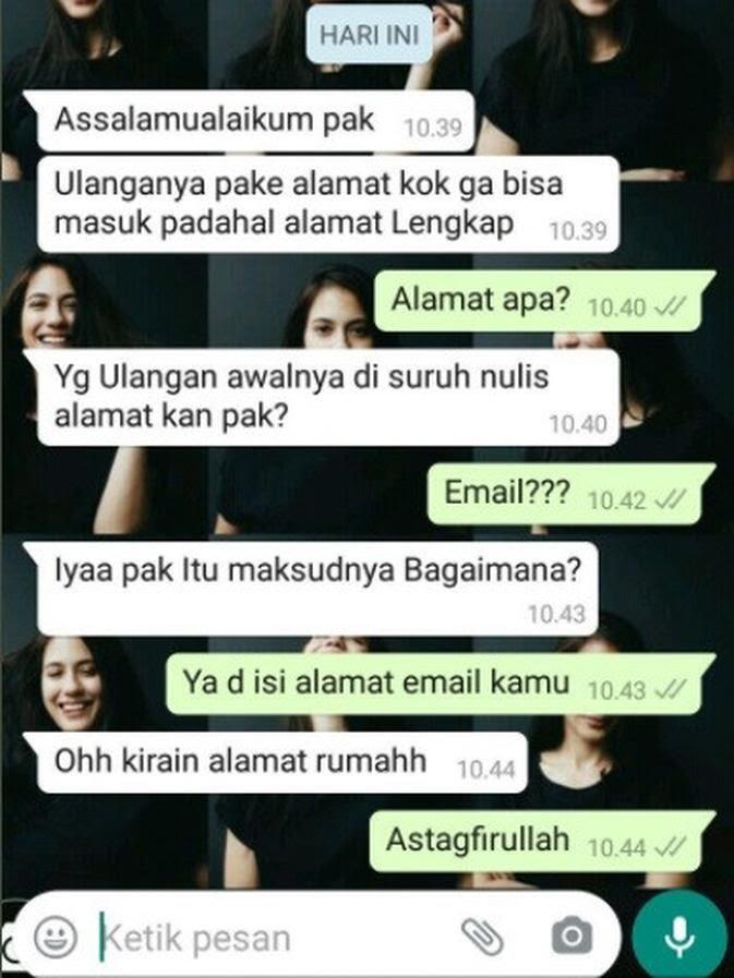 Lucu, Chat Antara Guru dan Murid Ini Bikin Ngakak!