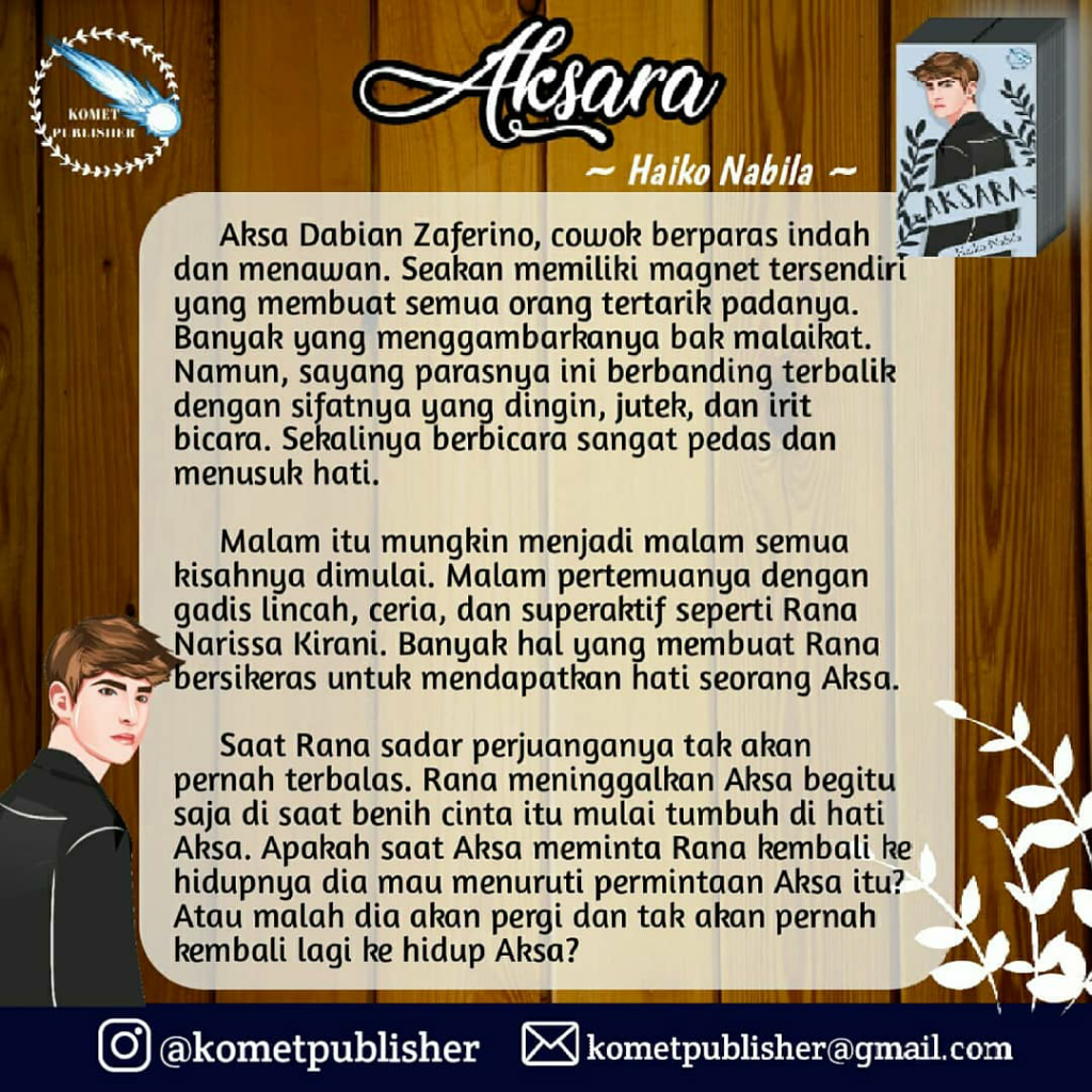 Aksara, Novel Anti Bikin Bosen