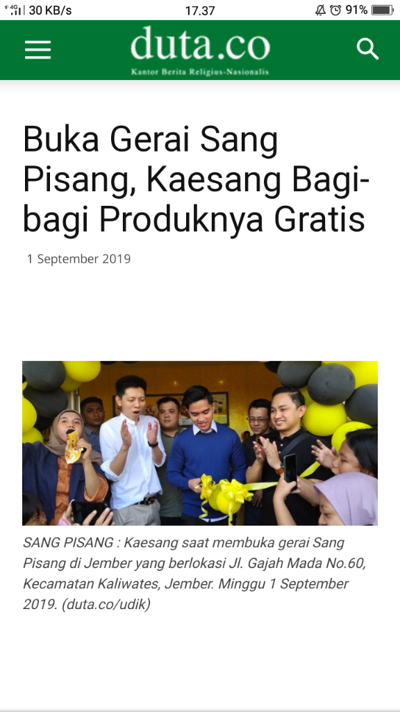 &#91;COC Reg. Jember&#93; Petani Jember Juga Mulai Menamam Pisang, Kok Bisa? 