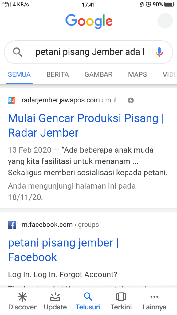 &#91;COC Reg. Jember&#93; Petani Jember Juga Mulai Menamam Pisang, Kok Bisa? 