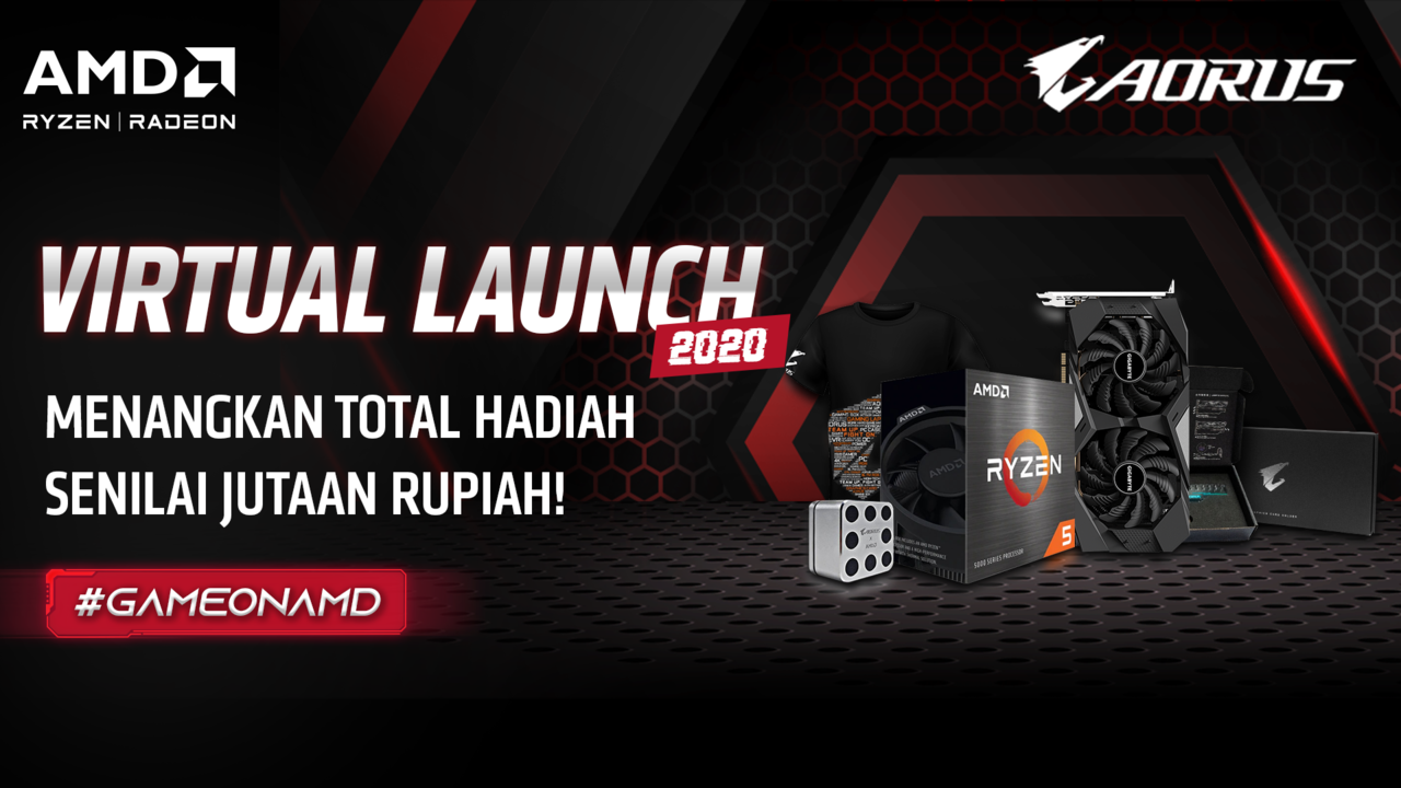 Ikuti Keseruan AMD Virtual Launch 2020! Banyak Hadiah Menunggumu!