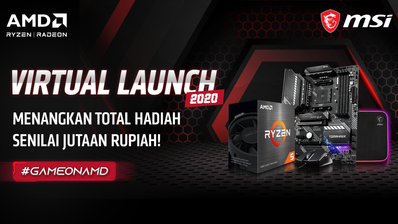 Ikuti Keseruan AMD Virtual Launch 2020! Banyak Hadiah Menunggumu!