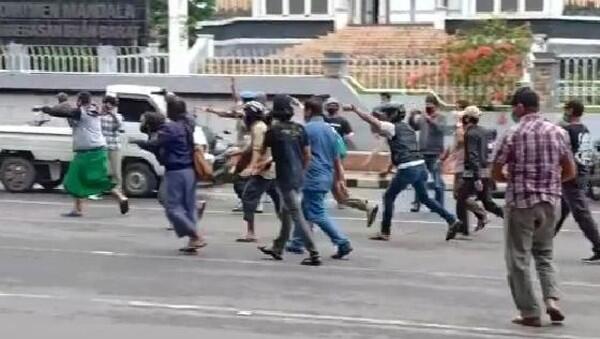 Polda Sulsel: Pembusur Aksi Tolak HRS di Makassar Ditangkap di Sekret FPI