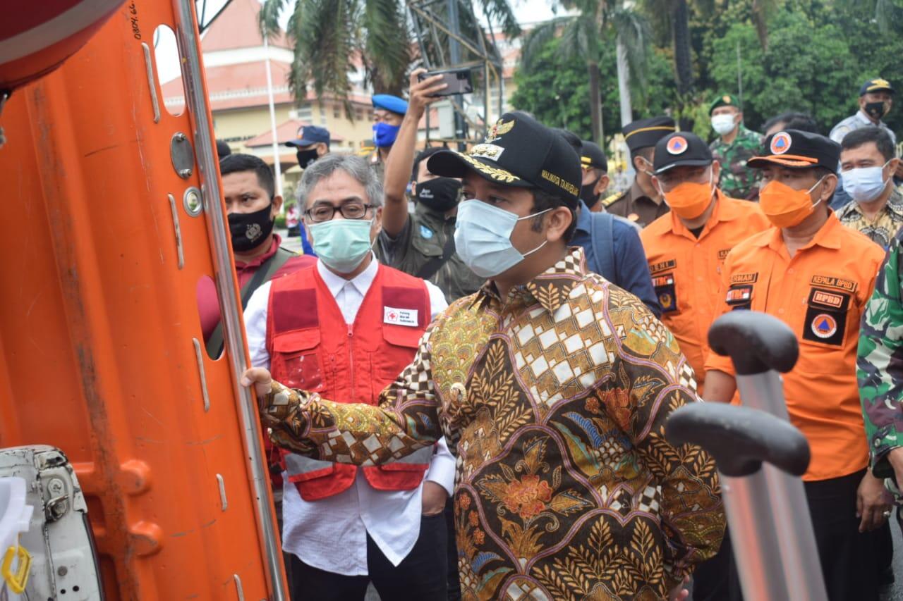 PMI Tangerang Ikuti Apel Siaga Bencana di Pemkot Tangerang