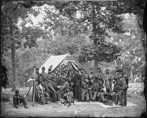 Foto dan Lukisan Pada Masa Perang Saudara Amerika Serikat 1861 - 1865