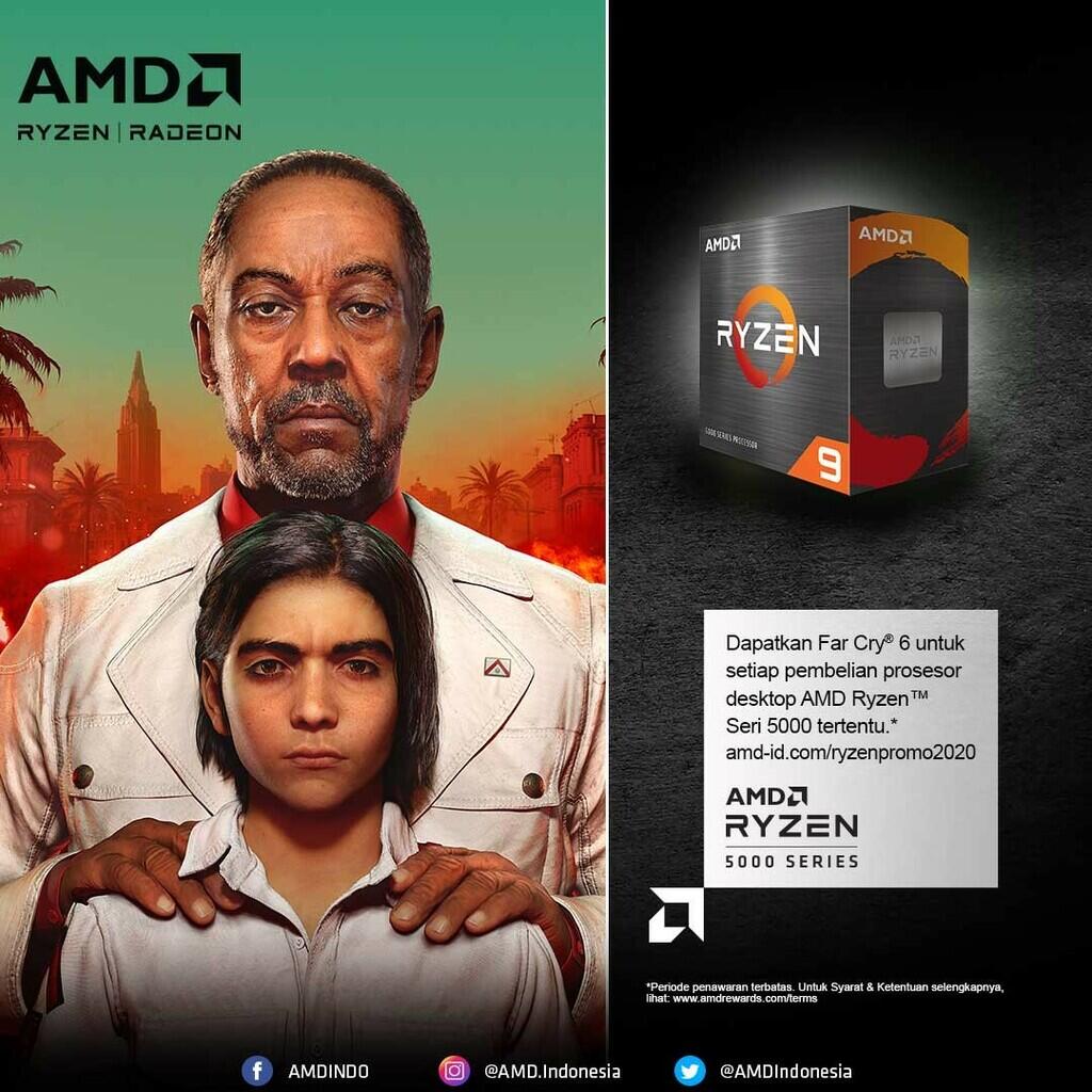 Beli Prosesor Ryzen Seri Ini Bisa Dapat Gratis Game Far Cry 6 Gan!