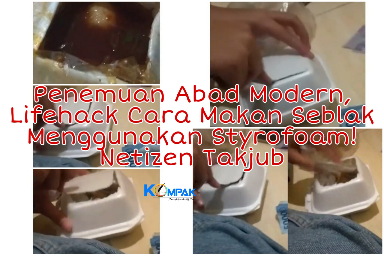 Penemuan Era Modern, Lifehack Cara Makan Seblak Menggunakan Styrofoam! Netizen Takjub