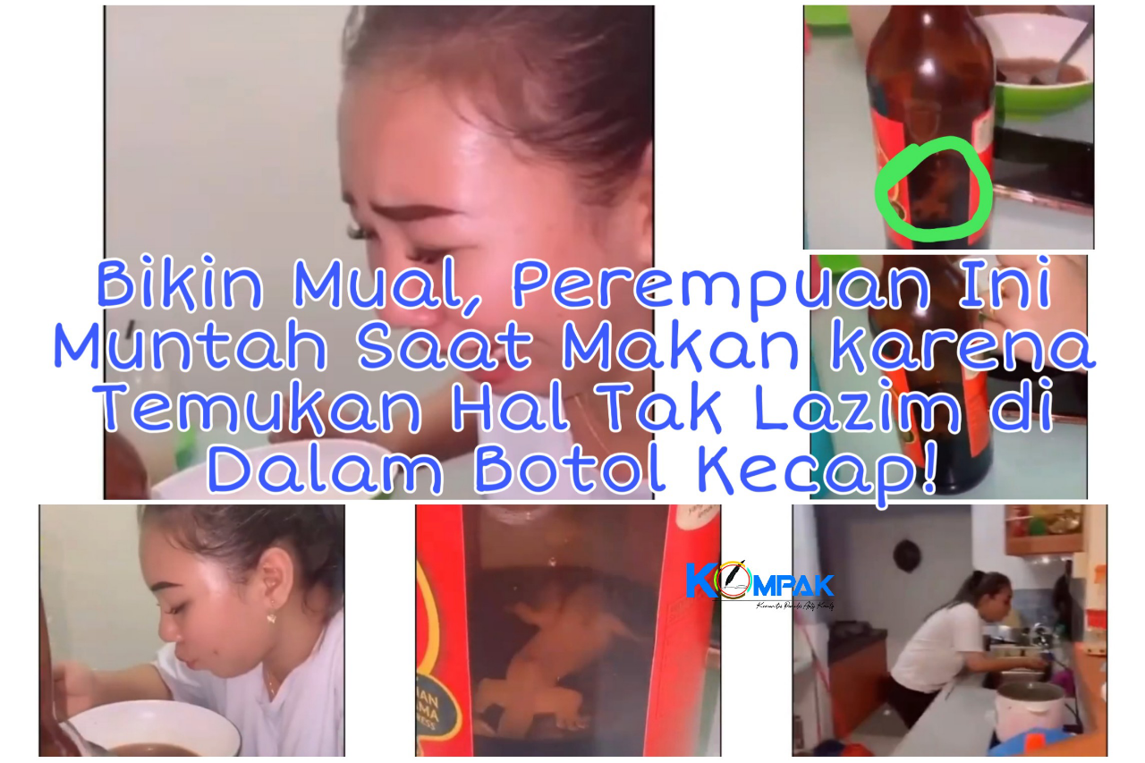 Ngeri, Perempuan Ini Muntah Saat Makan karena Temukan Hal Tak Lazim Dalam Botol Kecap