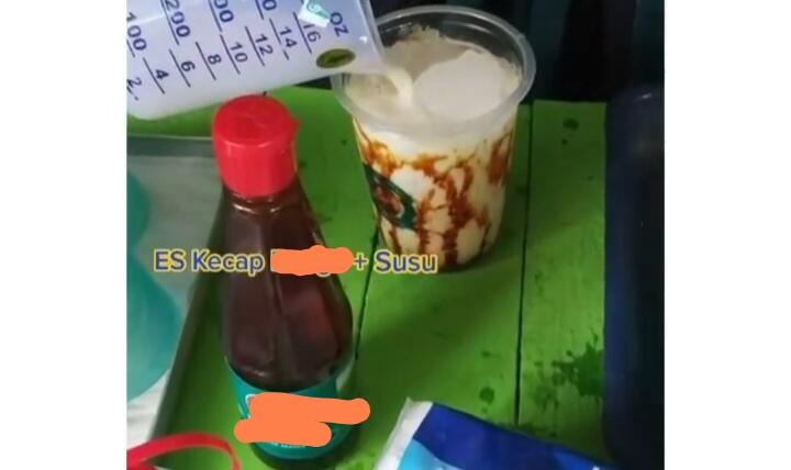 Viral Minuman Es Kecap Pakai Susu, Bikin Netizen Heran dan Penasaran dengan Rasanya!