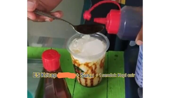 Viral Minuman Es Kecap Pakai Susu, Bikin Netizen Heran dan Penasaran dengan Rasanya!