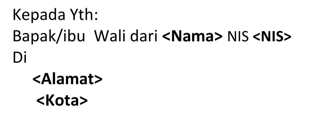 Cara Praktis Membuat Mail Merge