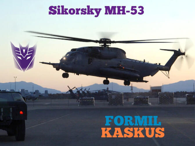 Sikorsky MH-53, Helikopter yang Menjadi Karakter 'Blackout' Dari Film Transformers