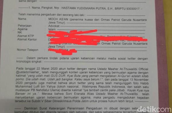 Ustadz Maaher yang Ditangkap dan Pernah Dilaporkan Hina Gus Dur Berujung Bui