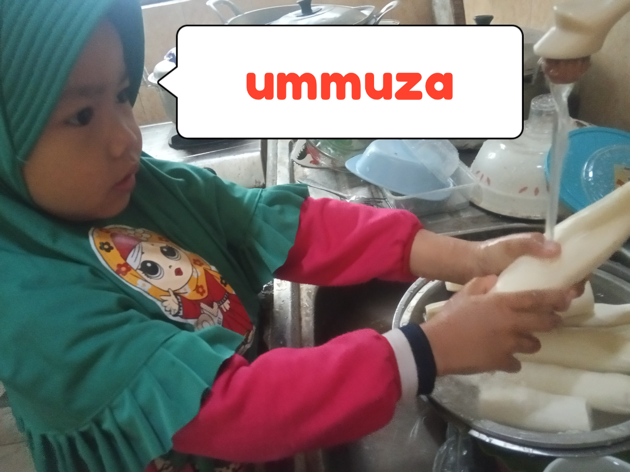 Gadis Kecil Masak 🤔 Kreasi Singkong
