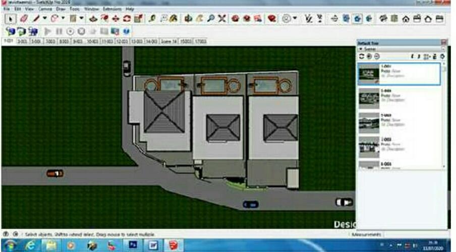MEMBUAT FILM ANIMASI DISKETCHUP 2019 DENGAN KOLABORASI Plugin 