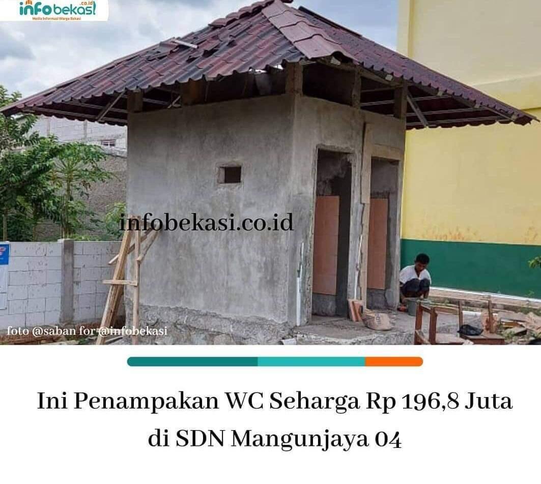 Ini Penampakan WC yang Dibangun dengan Dana Rp 196,8 Juta