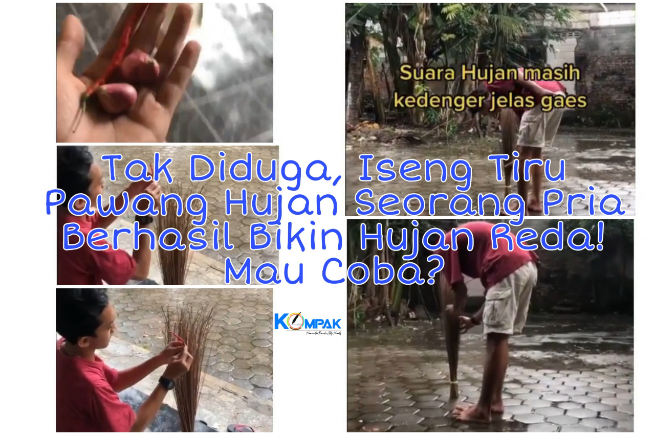 Iseng Tiru Pawang Hujan Hajatan, Seorang Pria Berhasil Bikin Hujan Reda Tiba-tiba! 