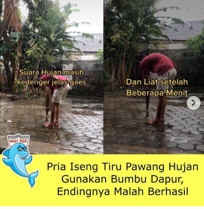 Pawang Hujan Dadakan, Sukses Hanya Berbekal Bumbu Dapur