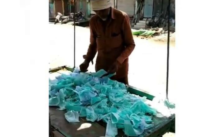 Berbagi Virus, Obral Jual Beli Masker Bekas Masyarakat India Ini Bikin Netizen Heran!