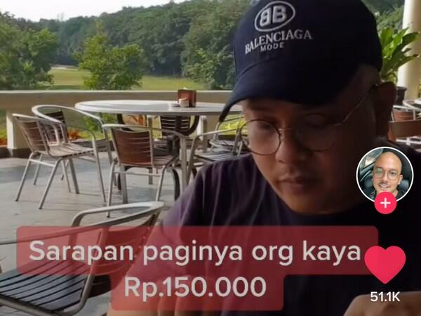 Pria Ini Sarapan Roti Mahal Sambil Ngatain Orang Miskin Yang Sarapan Gorengan 5000.