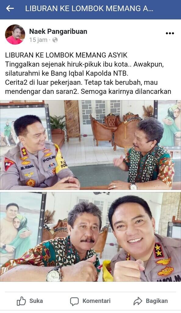 Korupsi Sapi PKS di NTB, Gubernur Tuding Kapolda