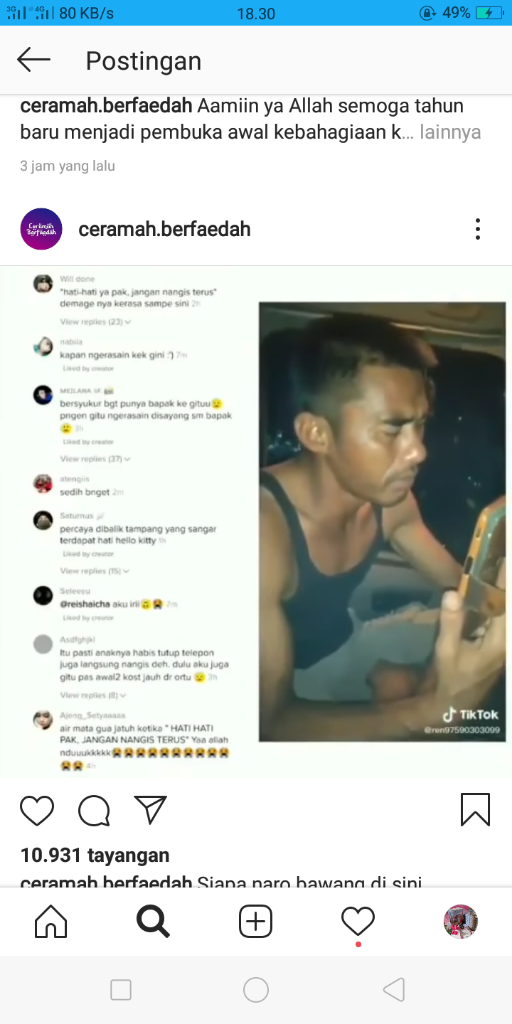 Bikin Haru, Pria Ini Menangis Karena Tak Bisa Bertemu Dengan Anaknya