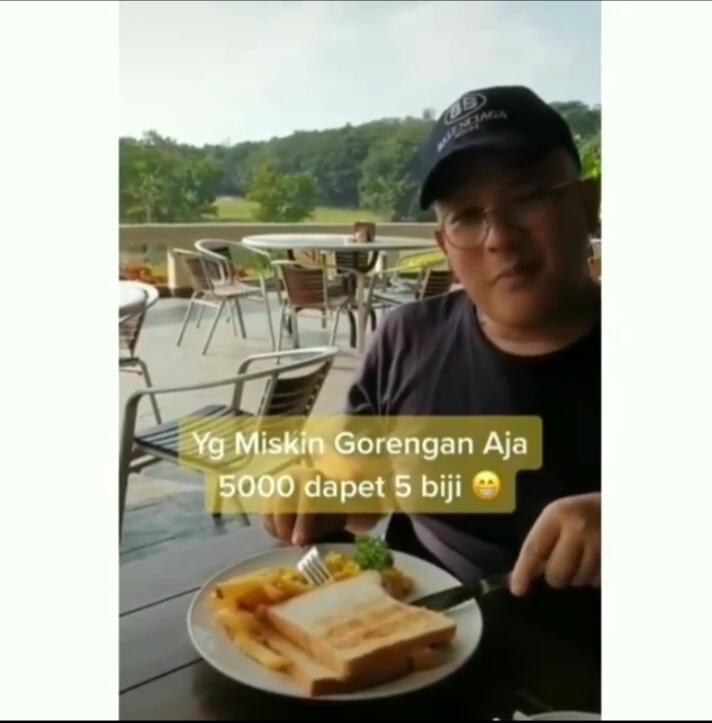 Bikin Mikir, Pria Ini Pamer Sarapan Tapi Menyindir