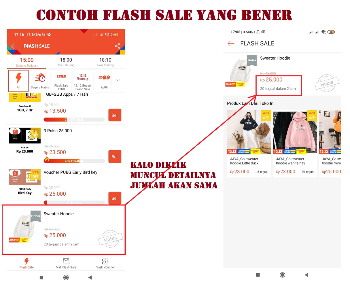 FLASH SALE SHOPEE YG WKWKWK