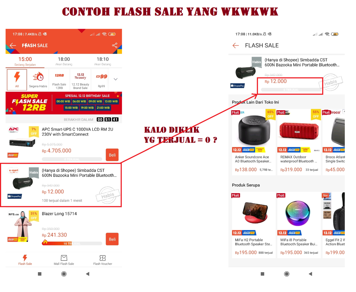 FLASH SALE SHOPEE YG WKWKWK