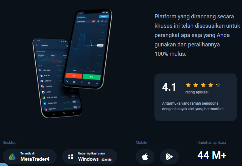 Platform Metatrader: Trading Olymp Trade MT4