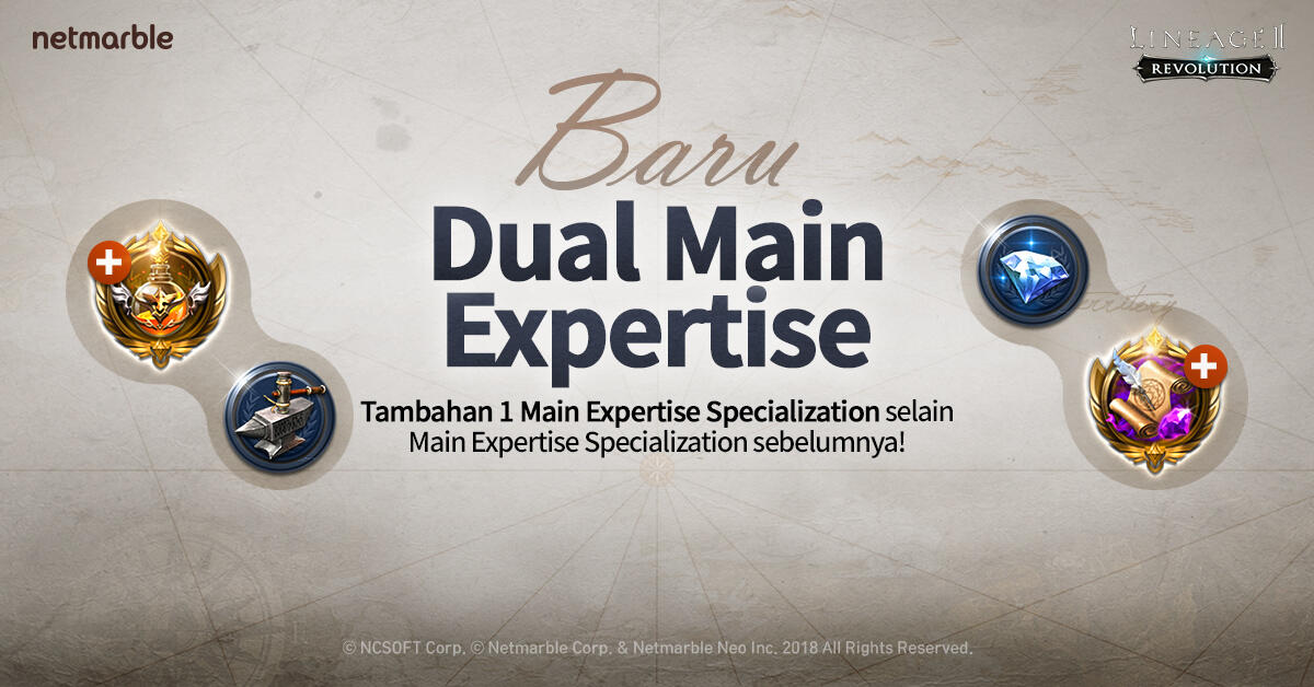 Perbanyak Main Expertise dan Jadilah Kesatria dengan Skill Craft Terhebat