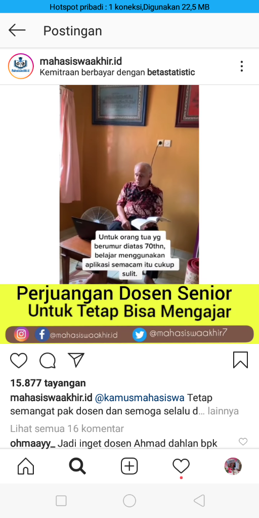 Ketika Dosen Ini Berjuang Agar Mahasiswanya Tetap Bisa Belajar Tapi Ini Yang Ia Dapat