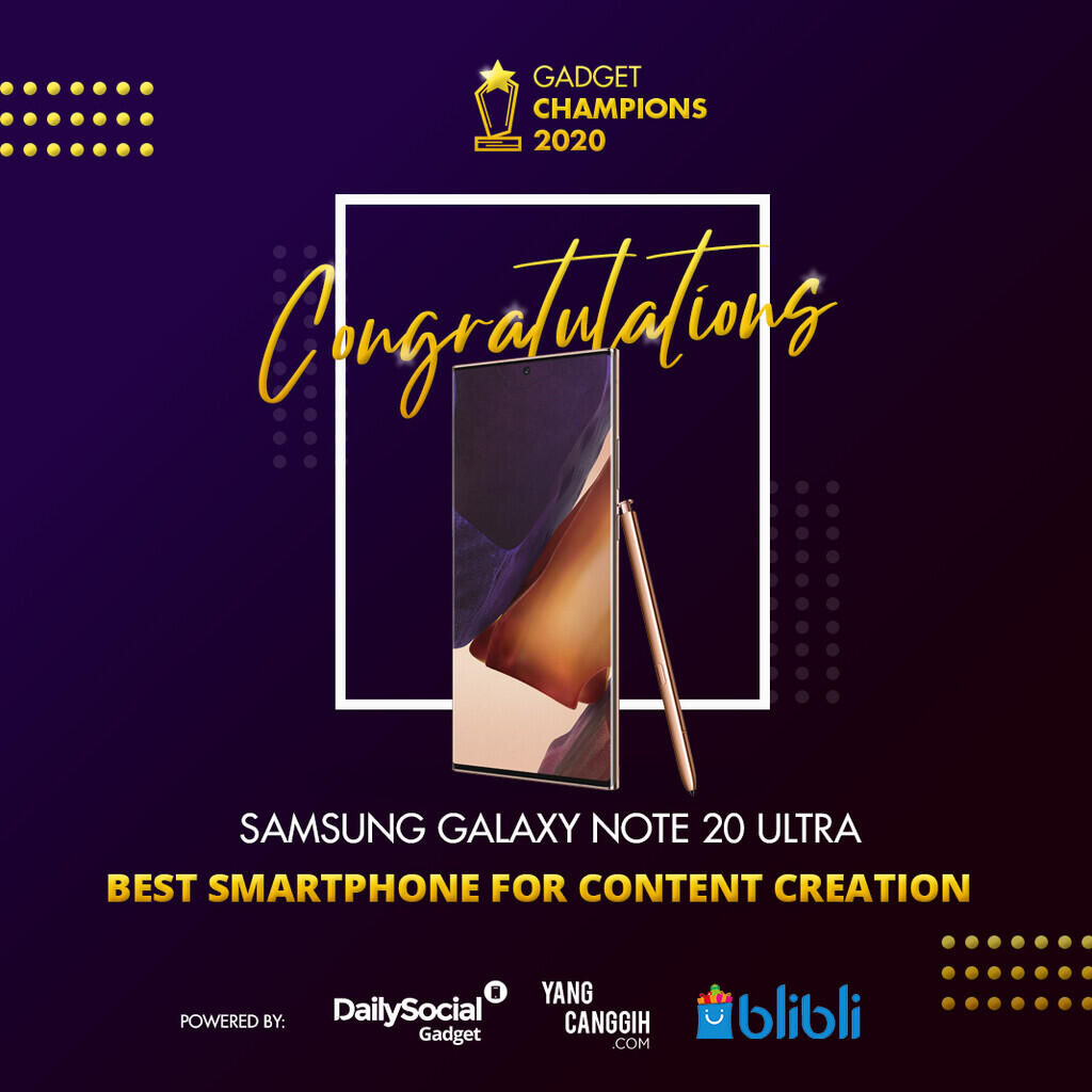 Gadget Champions 2020: Inilah Deretan Smartphone Terbaik 2020