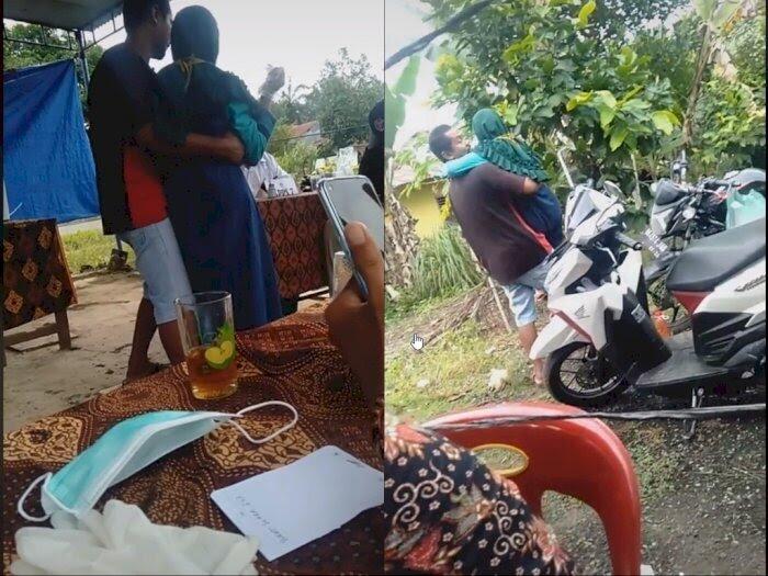 Ikatan Cinta Di Dunia Nyata, Tak Bisa Jalan Suami/Istri Ini Di Gendong Pasangannya!