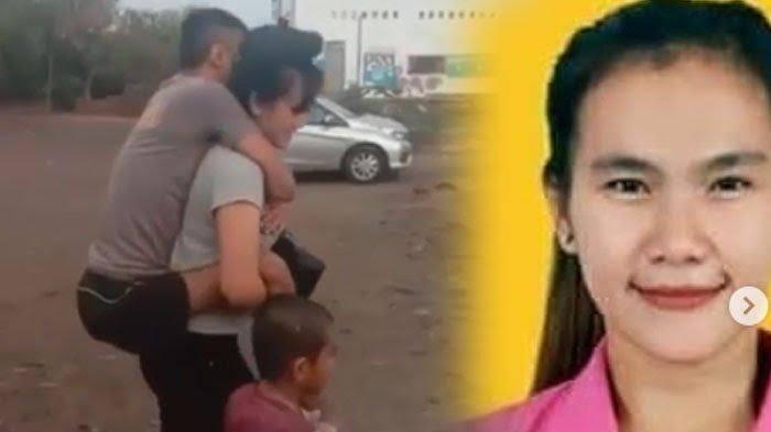 Ikatan Cinta Di Dunia Nyata, Tak Bisa Jalan Suami/Istri Ini Di Gendong Pasangannya!