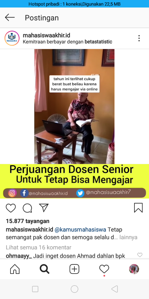 Ketika Dosen Ini Berjuang Agar Mahasiswanya Tetap Bisa Belajar Tapi Ini Yang Ia Dapat