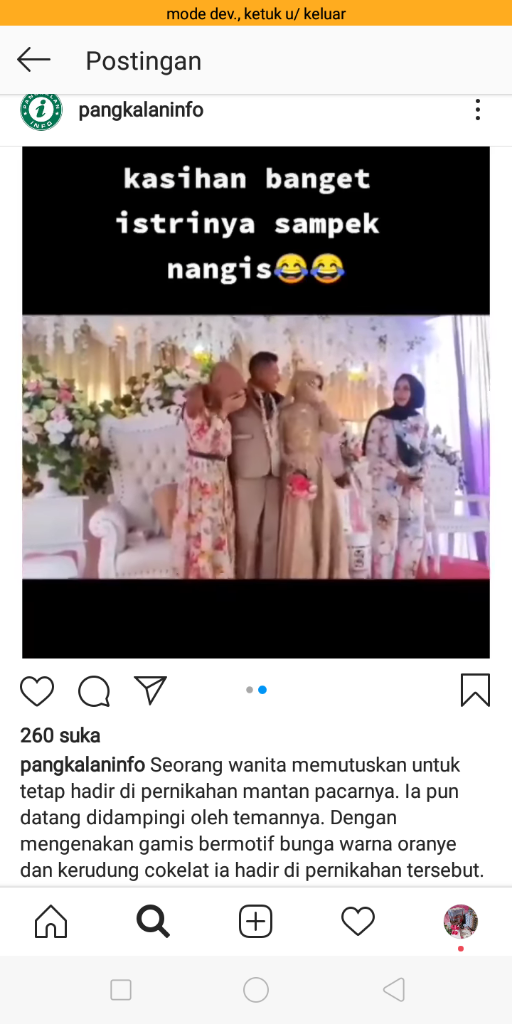 Pengantin Ini Menangis di Hari Pernikahannya, Saat Sang Suami Merangkul Mantannya 
