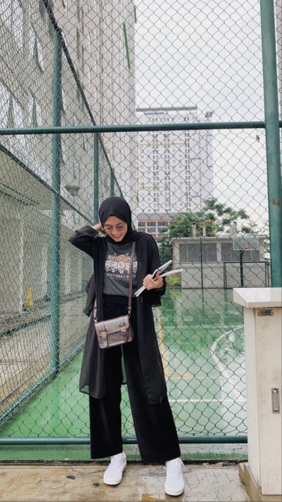 Trik Padu-Padan Celana Bahan Untuk Hijaber, Terlihat SIMPEL TAPI ELEGAN!!!