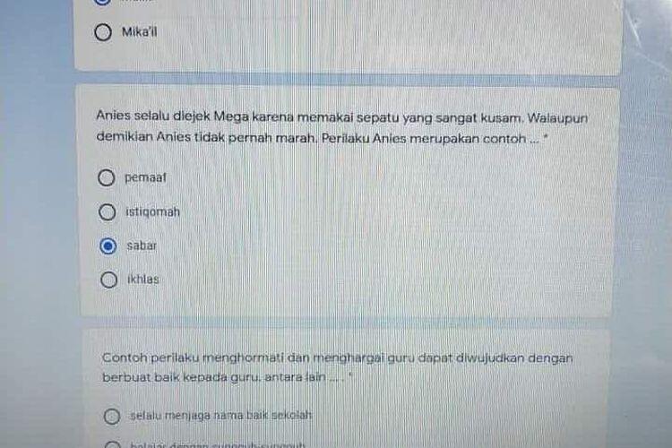 Beredar Foto Soal Ujian Sekolah Singgung Anies-Mega, Kemdikbud Selidiki