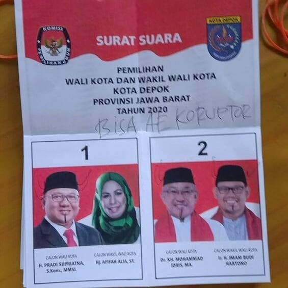 Pilkada 2020 tak luput jadi ajang kreativitas warga +62