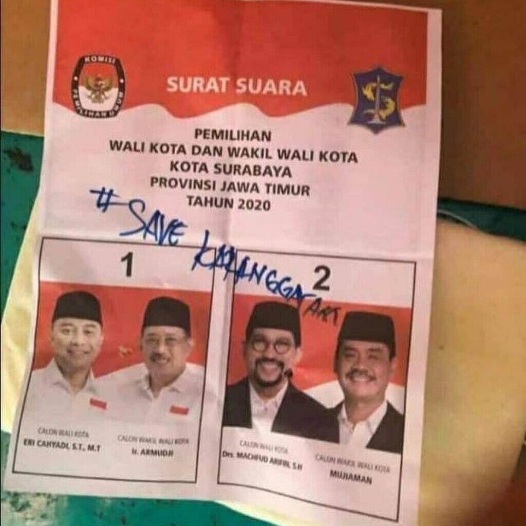 Pilkada 2020 tak luput jadi ajang kreativitas warga +62