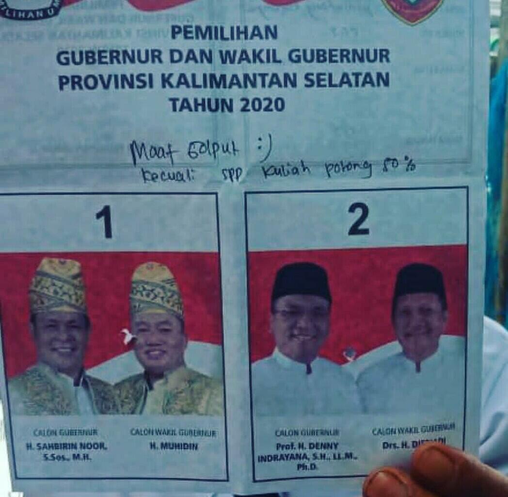 Pilkada 2020 tak luput jadi ajang kreativitas warga +62