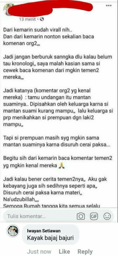 Viral! Didatangi Mantan Di Acara Pernikahan, Mempelai Wanita Histeris Hingga Pingsan