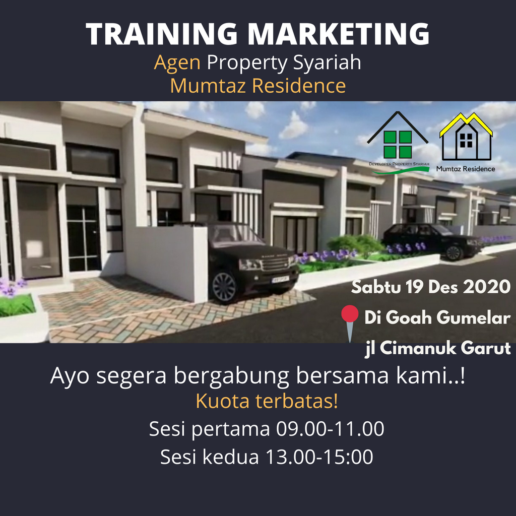 Marketing Freelance Perumahan Syariah di Garut