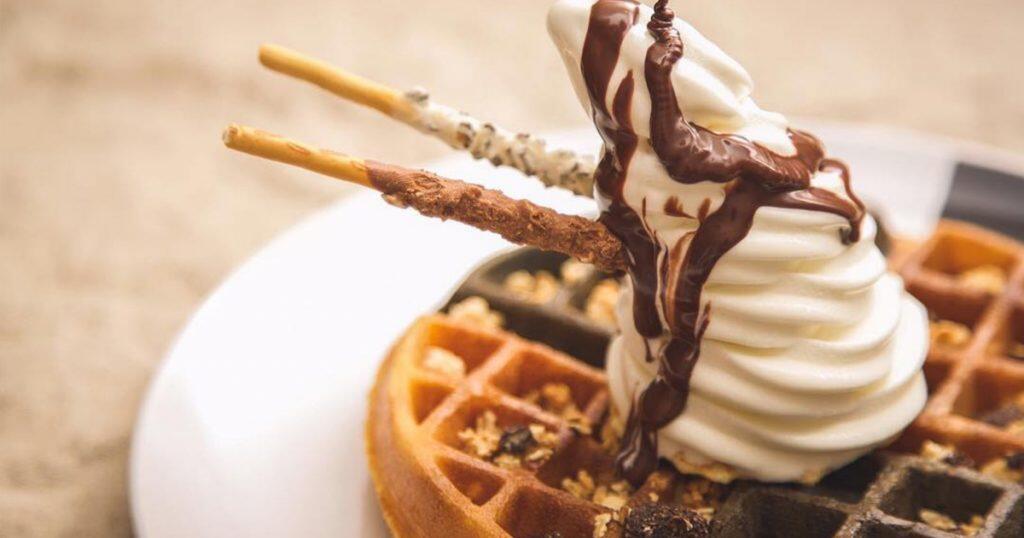 Waffle Ice Cream Buat Cemilan