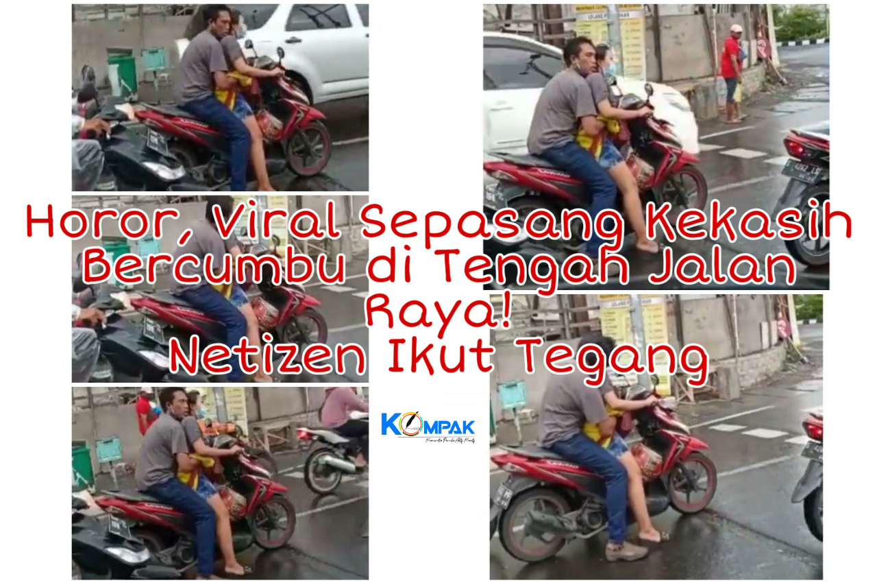 Horor, Viral Sepasang Kekasih Bercumbu di Jalan Raya Tanpa Sensor! Netizen Tegang