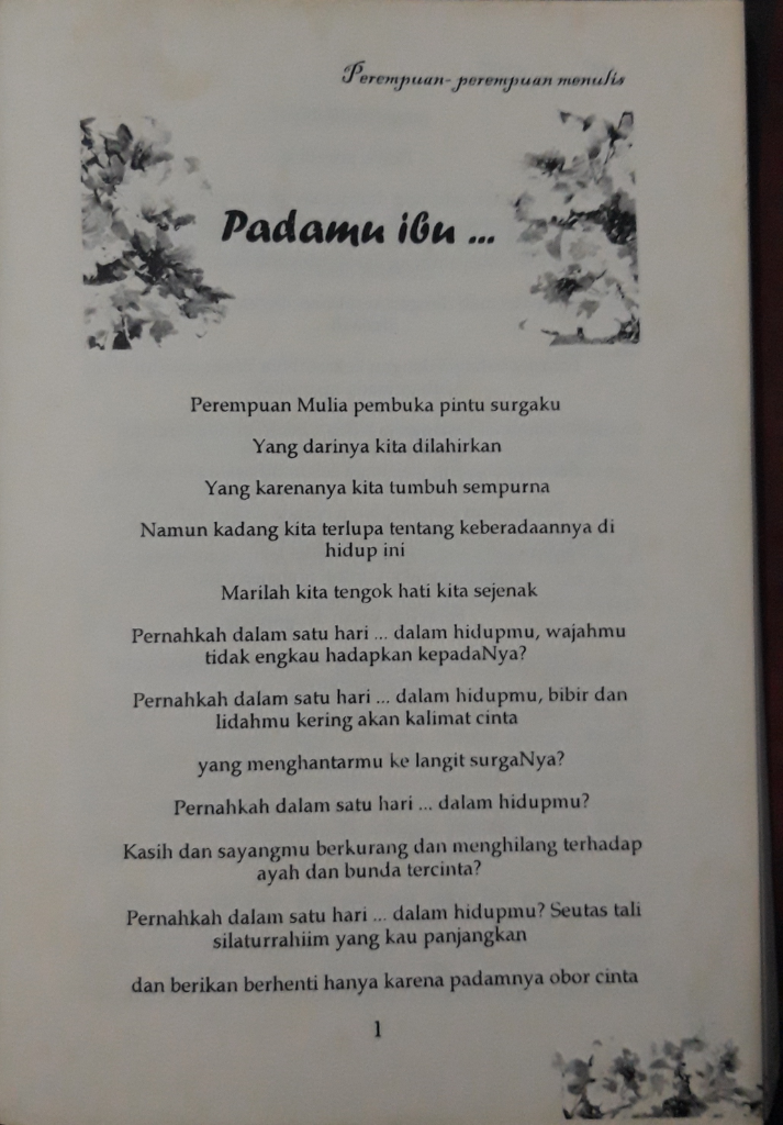 Ibu, Bidadari tak Bersayap, Namun Berhati Malaikat 