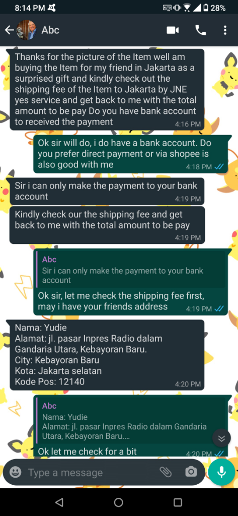 Modus Penipuan Baru Belanja Online Melalui Wire Transfer
