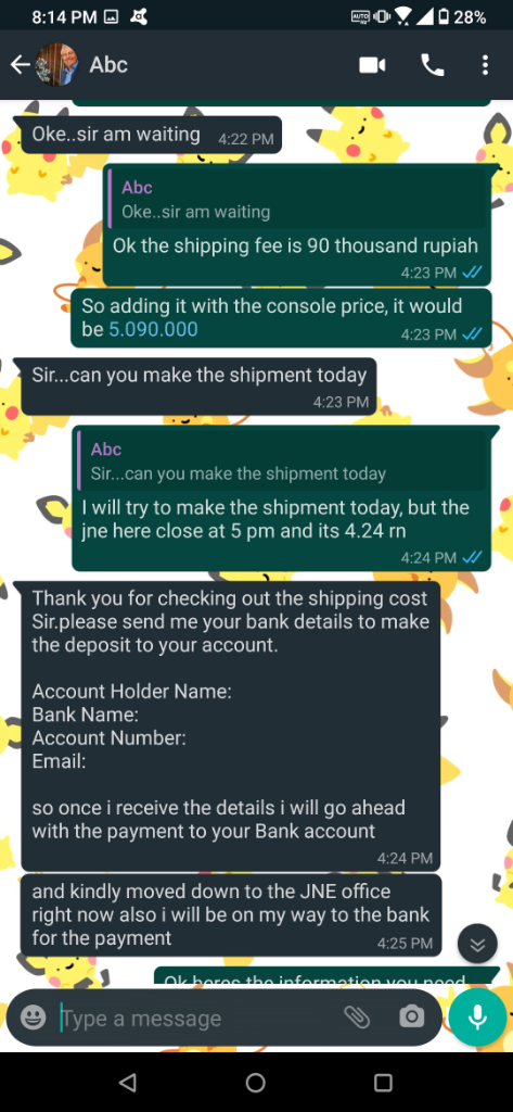 Modus Penipuan Baru Belanja Online Melalui Wire Transfer